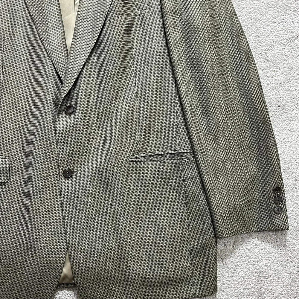 Hart Schaffner Marx  Blazer Men's 41 L Brown‎ Black  Dinner Sport Coat Nordstrom
